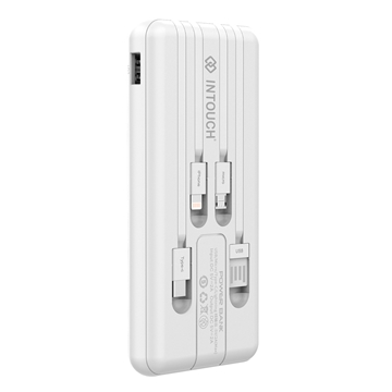 Picture of INTOUCH 10000mAh POWER BANK WITH BUILT IN CABLE WH